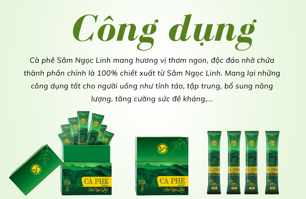 Cà Phê Sâm Ngọc Linh Tumorong chính hãng