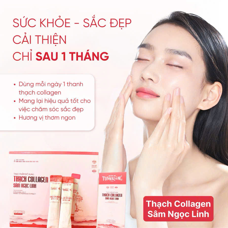 Thạch Collagen Sâm Ngọc Linh